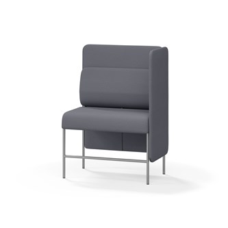 Adapt 90 medium ryg, sidepanel venstre sh 65 cm