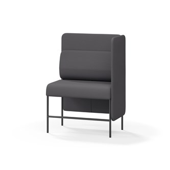 Adapt 90 medium ryg, sidepanel venstre sh 65 cm