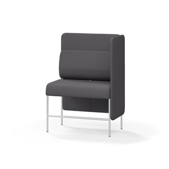 Adapt 90 medium ryg, sidepanel venstre sh 65 cm