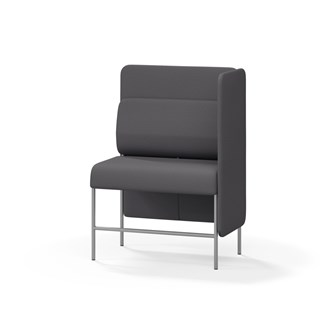 Adapt 90 medium ryg, sidepanel venstre sh 65 cm