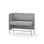 Adapt 120 lav ryg, sidepanel højre sh 65 cm