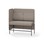Adapt 120 medium ryg, sidepanel højre sh 65 cm