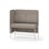 Adapt 120 medium ryg, sidepanel højre sh 65 cm