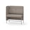 Adapt 120 medium ryg, sidepanel højre sh 65 cm