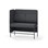 Adapt 120 medium ryg, sidepanel højre sh 65 cm