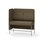 Adapt 120 medium ryg, sidepanel højre sh 65 cm