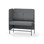 Adapt 120 medium ryg, sidepanel højre sh 65 cm