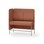 Adapt 120 medium ryg, sidepanel højre sh 65 cm