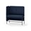 Adapt 120 medium ryg, sidepanel højre sh 65 cm