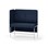 Adapt 120 medium ryg, sidepanel højre sh 65 cm