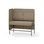 Adapt 120 medium ryg, sidepanel højre sh 65 cm