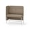 Adapt 120 medium ryg, sidepanel højre sh 65 cm