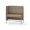 Adapt 120 medium ryg, sidepanel højre sh 65 cm