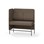 Adapt 120 medium ryg, sidepanel højre sh 65 cm