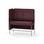 Adapt 120 medium ryg, sidepanel højre sh 65 cm