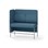 Adapt 120 medium ryg, sidepanel højre sh 65 cm