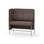 Adapt 120 medium ryg, sidepanel højre sh 65 cm