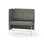 Adapt 120 medium ryg, sidepanel højre sh 65 cm