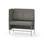 Adapt 120 medium ryg, sidepanel højre sh 65 cm
