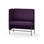 Adapt 120 medium ryg, sidepanel højre sh 65 cm