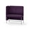 Adapt 120 medium ryg, sidepanel højre sh 65 cm
