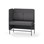 Adapt 120 medium ryg, sidepanel højre sh 65 cm