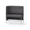 Adapt 120 medium ryg, sidepanel højre sh 65 cm