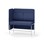 Adapt 120 medium ryg, sidepanel højre sh 65 cm