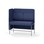 Adapt 120 medium ryg, sidepanel højre sh 65 cm