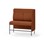 Adapt 120 medium ryg, sidepanel venstre sh 65 cm