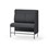 Adapt 120 medium ryg, sidepanel venstre sh 65 cm