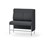 Adapt 120 medium ryg, sidepanel venstre sh 65 cm