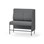 Adapt 120 medium ryg, sidepanel venstre sh 65 cm