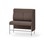 Adapt 120 medium ryg, sidepanel venstre sh 65 cm