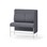 Adapt 120 medium ryg, sidepanel venstre sh 65 cm