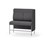 Adapt 120 medium ryg, sidepanel venstre sh 65 cm