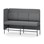 Adapt 180 medium ryg, sidepanel højre sh 65 cm