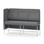 Adapt 180 medium ryg, sidepanel højre sh 65 cm