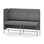 Adapt 180 medium ryg, sidepanel højre sh 65 cm