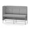 Adapt 180 medium ryg, sidepanel højre sh 65 cm
