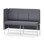 Adapt 180 medium ryg, sidepanel højre sh 65 cm