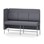 Adapt 180 medium ryg, sidepanel højre sh 65 cm