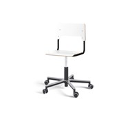 Como stol FSC gas (lav) alu hjul mellem sæde sort stel