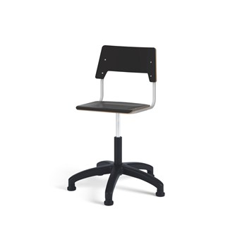 Como stol FSC gas (høj) glidefod mellem sæde sølvstel