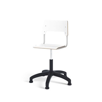 Como stol FSC gas (høj) glidefod mellem sæde sølvstel