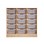 Svea opbevaring H100 birk store Gratnells bakker