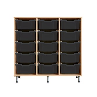 Svea opbevaring H100 birk store Gratnells bakker