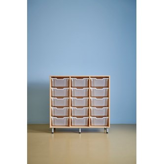 Svea opbevaring H100 birk store Gratnells bakker