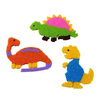 Perleplader midi dinosaurer 3 stk.