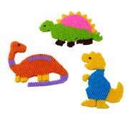 Perleplader midi dinosaurer 3 stk.